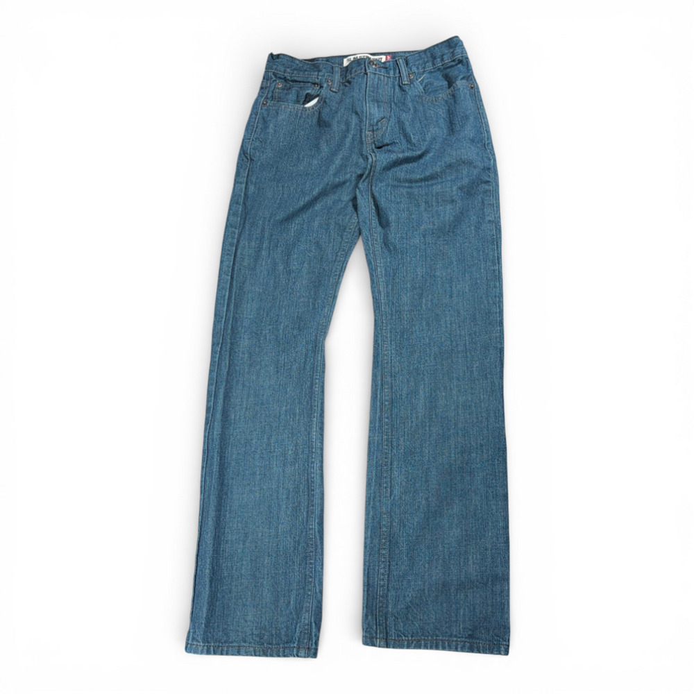 Levis Jeans Mens 30x32 Blue Slim Straight Dark Wash Denim 514 Y2K